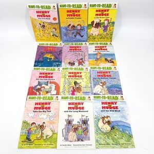 12 Ready To Read Henry and Mudge Books Collector's Set Level 2